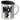 Nö! Katze – Edelstahlbecher 400 ml – Silber – Mit Deckel – Ansicht 1 #farbe_silber