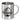 Pferdemädchen – Edelstahlbecher 400 ml – Silber – Ohne Deckel und Karabiner – Ansicht 1 #farbe_silber