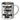 Wer morgen noch weiß, was heute passiert, war nicht richtig dabei – Edelstahlbecher 400 ml – Silber – Ohne Deckel und Karabiner – Ansicht 1 #farbe_silber