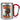 Anti-Stress Tasse für Wanderer – Karabinerbecher 330 ml – Silber/Rot – Ohne Deckel – Ansicht 1 #farbe_silber-rot