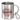 Lieblings-Friseurin – Edelstahlbecher 400 ml – Silber – Mit Karabiner – Ansicht 1 #farbe_silber