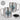 Lieblings-Bruder – Karabinerbecher 330 ml – Silber/Silber – Mit Deckel – Ansicht 3 #farbe_silber-silber