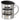 Ich bin Jungsmama, was ist deine Superkraft? – Edelstahlbecher 400 ml – Silber – Mit Deckel – Ansicht 1 #farbe_silber