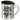 Ich brauche keinen Therapeuten, ich gehe angeln – Edelstahlbecher 400 ml – Silber – Mit Deckel – Ansicht 1 #farbe_silber