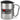 I love hot moms – Karabinerbecher 330 ml – Silber/Silber – Mit Deckel – Ansicht 1 #farbe_silber-silber