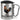 Talahuhn – Karabinerbecher 330 ml – Silber/Silber – Mit Deckel – Ansicht 1 #farbe_silber-silber