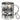 Abenteuer beginnen, wo Pläne enden – Edelstahlbecher 400 ml – Silber – Mit Karabiner – Ansicht 1 #farbe_silber