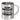 Ich bin Multitalent, was ist deine Superkraft? – Edelstahlbecher 400 ml – Silber – Ohne Deckel und Karabiner – Ansicht 1 #farbe_silber