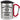 Best Father – Whiskey-Design – Karabinerbecher 330 ml – Silber/Rot – Mit Deckel – Ansicht 1 #farbe_silber-rot