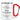 Blöde Kackscheiße – Flowers – Karabinerbecher 330 ml – Weiß/Rot – Ohne Deckel – Ansicht 1 #farbe_weiss-rot