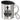 So sieht die beste Sekretärin der Welt aus! – Edelstahlbecher 400 ml – Silber – Mit Deckel und Karabiner – Ansicht 1 #farbe_silber