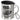 Dieser Moment, wenn du realisierst, dass du eigentlich auf der Arbeit lebst – Edelstahlbecher 400 ml – Silber – Mit Deckel und Karabiner – Ansicht 1 #farbe_silber
