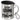 Ich habe zwar keine Lösung, aber ich bewundere das Problem – Edelstahlbecher 400 ml – Silber – Mit Deckel und Karabiner – Ansicht 1 #farbe_silber
