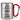 Abenteuer beginnen dort, wo Pläne enden – Karabinerbecher 330 ml – Silber/Rot – Ohne Deckel – Ansicht 1 #farbe_silber-rot
