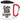 Liebe kennt kein Geschlecht – Karabinerbecher 330 ml – Weiß/Rot – Mit Deckel – Ansicht 1 #farbe_weiss-rot
