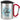 Lieblings-Sohn – Karabinerbecher 330 ml – Silber/Rot – Mit Deckel – Ansicht 1 #farbe_silber-rot