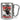 Anti-Stress Tasse für Handballer – Karabinerbecher 330 ml – Silber/Silber – Ohne Deckel – Ansicht 1 #farbe_silber-silber