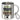 Traue keinem Außendienstmitarbeiter, der heute noch keinen Kaffee hatte – Edelstahlbecher 400 ml – Silber – Mit Karabiner – Ansicht 1 #farbe_silber
