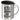 Es gibt so viele Papas auf der Welt und ich hab den Besten – Edelstahlbecher 400 ml – Silber – Mit Deckel – Ansicht 1 #farbe_silber