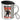 Anti-Stress Tasse für Schiedsrichter – Edelstahlbecher 400 ml – Silber – Mit Deckel und Karabiner – Ansicht 1 #farbe_silber