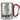 Reingeschaut – Karabinerbecher 330 ml – Silber/Rot – Ohne Deckel – Ansicht 1 #farbe_silber-rot
