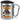 Anti-Stress Tasse für Bauleiter – Karabinerbecher 330 ml – Silber/Silber – Mit Deckel – Ansicht 1 #farbe_silber-silber