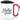 Holla, die Weinfee – Karabinerbecher 330 ml – Weiß/Rot – Mit Deckel – Ansicht 1 #farbe_weiss-rot