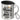 Home is where you park it – Edelstahlbecher 400 ml – Silber – Mit Deckel und Karabiner – Ansicht 1 #farbe_silber