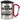 Ich bin Erzieherin, was ist deine Superkraft? – Karabinerbecher 330 ml – Silber/Rot – Mit Deckel – Ansicht 1 #farbe_silber-rot