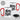 Born to fish – Karabinerbecher 330 ml – Weiß/Rot – Mit Deckel – Ansicht 3 #farbe_weiss-rot
