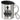 So sieht der beste Freund der Welt aus! – Edelstahlbecher 400 ml – Silber – Mit Deckel und Karabiner – Ansicht 1 #farbe_silber
