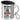 Anti-Stress Tasse fürs Nähen – Edelstahlbecher 400 ml – Silber – Mit Deckel und Karabiner – Ansicht 1 #farbe_silber