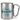 Lieblings-Patenonkel – Karabinerbecher 330 ml – Silber/Silber – Ohne Deckel – Ansicht 1 #farbe_silber-silber