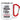 Ich habe zwei Titel: Mama und Oma – und ich rocke sie beide – Karabinerbecher 330 ml – Weiß/Rot – Ohne Deckel – Ansicht 1 #farbe_weiss-rot
