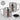 Ich brauche mal ’ne Muhnute – Karabinerbecher 330 ml – Silber/Silber – Mit Deckel – Ansicht 3 #farbe_silber-silber