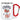 Cheers to 18! – Karabinerbecher 330 ml – Weiß/Rot – Ohne Deckel – Ansicht 1 #farbe_weiss-rot