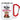 Du bist einfach wunderbar – Karabinerbecher 330 ml – Weiß/Rot – Ohne Deckel – Ansicht 1 #farbe_weiss-rot