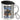 Anti-Stress Tasse fürs Homeoffice – Edelstahlbecher 400 ml – Silber – Mit Deckel und Karabiner – Ansicht 1 #farbe_silber