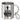 So sieht der beste Neffe der Welt aus! – Edelstahlbecher 400 ml – Silber – Mit Karabiner – Ansicht 1 #farbe_silber