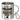 Traue keinem Kollegen, der heute noch keinen Kaffee hatte – Edelstahlbecher 400 ml – Silber – Mit Karabiner – Ansicht 1 #farbe_silber