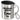 Glückwunsch, du wirst Oma – Edelstahlbecher 400 ml – Silber – Mit Deckel und Karabiner – Ansicht 1 #farbe_silber