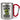 Mir nicht auf den Sack gehen du sollst – Karabinerbecher 330 ml – Silber/Rot – Ohne Deckel – Ansicht 1 #farbe_silber-rot