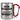 Ich bin Dachdecker, was ist deine Superkraft? – Karabinerbecher 330 ml – Silber/Rot – Ohne Deckel – Ansicht 1 #farbe_silber-rot