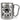 Pause reality play games – Karabinerbecher 330 ml – Silber/Silber – Ohne Deckel – Ansicht 1 #farbe_silber-silber