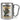 Anti-Stress Tasse für Trauzeugen – Karabinerbecher 330 ml – Silber/Silber – Ohne Deckel – Ansicht 1 #farbe_silber-silber