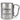 Glühwein reimt sich perfekt auf: Ich komme morgen später zur Arbeit – Karabinerbecher 330 ml – Silber/Silber – Ohne Deckel – Ansicht 1 #farbe_silber-silber