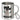 Pew pew, Madafakas – Hasi – Edelstahlbecher 400 ml – Silber – Mit Karabiner – Ansicht 1 #farbe_silber