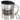 Karnevals-Treibstoff – Edelstahlbecher 400 ml – Silber – Mit Deckel und Karabiner – Ansicht 1 #farbe_silber