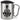 So sieht die beste Frau der Welt aus! – Karabinerbecher 330 ml – Silber/Silber – Mit Deckel – Ansicht 1 #farbe_silber-silber