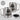 Ich bin Oma, was ist deine Superkraft? – Karabinerbecher 330 ml – Silber/Silber – Mit Deckel – Ansicht 3 #farbe_silber-silber